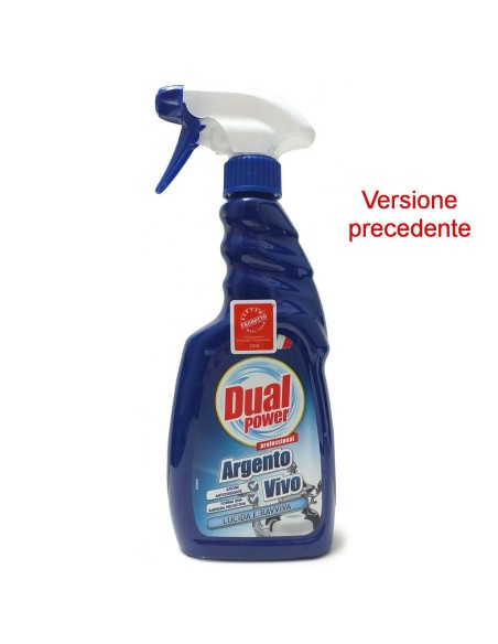 dual power professional argento vivo spray 500ml - detergente per argenteria: tuttocasashop.it: pulizia e cura della casa