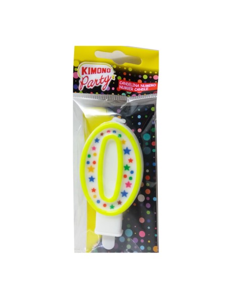 kimono candelina buon compleanno - numero 0: tuttocasashop.it: carta & monouso