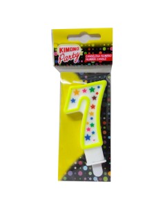 kimono candelina buon compleanno - numero 7: tuttocasashop.it: carta & monouso