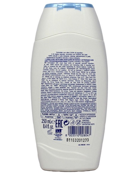 nidra docciaschiuma 250ml - doccia latte - idratante con proteine del latte: tuttocasashop.it: igiene e cura della persona