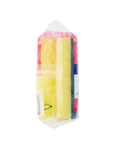spontex salvaunghie 3 spugne con abrasivo - con impugnatura salvamani: tuttocasashop.it: pulizia e cura della casa