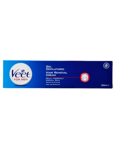 veet for men crema depilatoria - 200ml - depilazione maschile pelli normali: tuttocasashop.it: igiene e cura della persona
