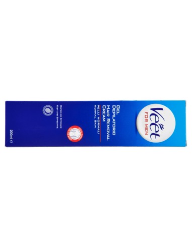 veet for men crema depilatoria - 200ml - depilazione maschile pelli normali: tuttocasashop.it: igiene e cura della persona