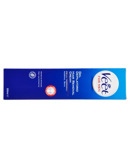 veet for men crema depilatoria - 200ml - depilazione maschile pelli normali: tuttocasashop.it: igiene e cura della persona