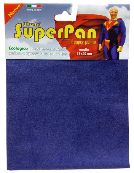 superpan ultrajet panno microfibra medio 36x40cm - colori assortiti: tuttocasashop.it: pulizia e cura della casa