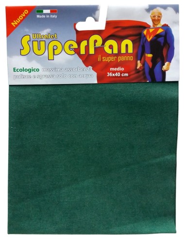 superpan ultrajet panno microfibra medio 36x40cm - colori assortiti: tuttocasashop.it: pulizia e cura della casa