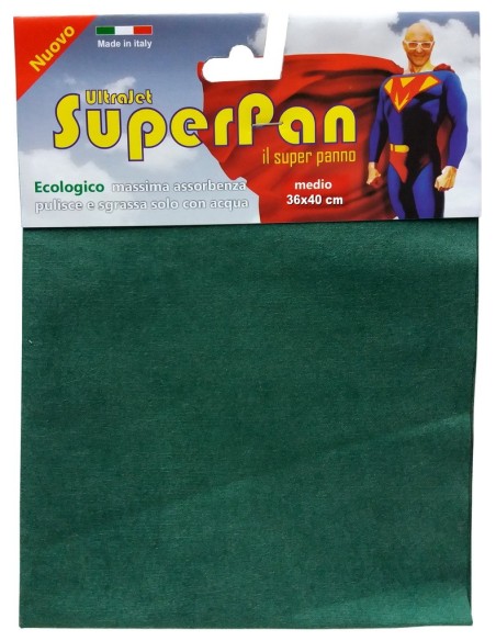 superpan ultrajet panno microfibra medio 36x40cm - colori assortiti: tuttocasashop.it: pulizia e cura della casa