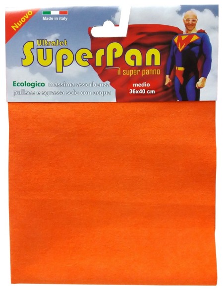 superpan ultrajet panno microfibra medio 36x40cm - colori assortiti: tuttocasashop.it: pulizia e cura della casa