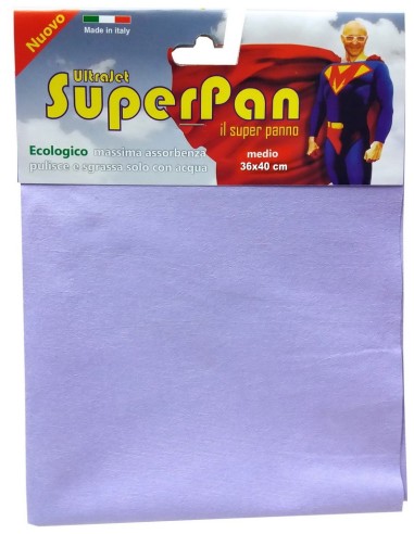 superpan ultrajet panno microfibra medio 36x40cm - colori assortiti: tuttocasashop.it: pulizia e cura della casa