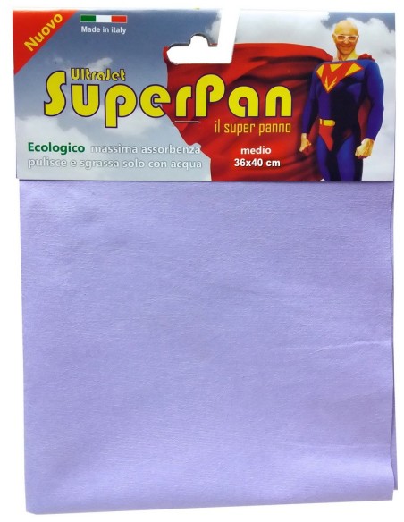 superpan ultrajet panno microfibra medio 36x40cm - colori assortiti: tuttocasashop.it: pulizia e cura della casa