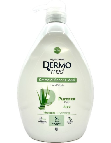 dermomed sapone liquido 1 litro - con erogatore - aloe purezza - idratante: tuttocasashop.it: igiene e cura della persona