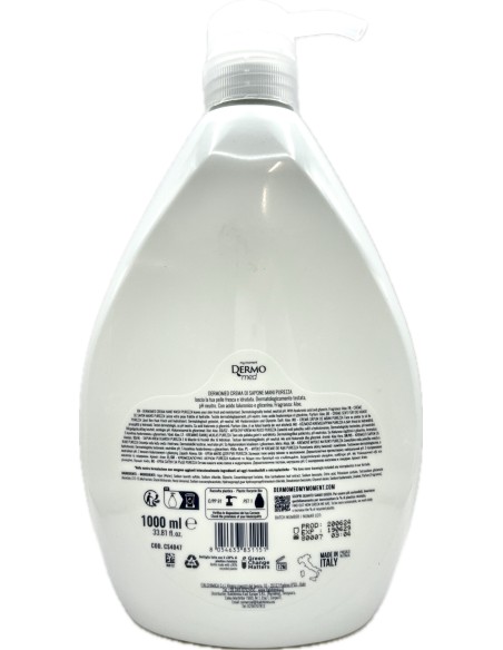dermomed sapone liquido 1 litro - con erogatore - aloe purezza - idratante: tuttocasashop.it: igiene e cura della persona