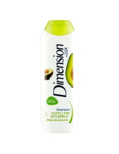 dimension shampoo 250ml - con olio di avocado - tutti i tipi di capelli: tuttocasashop.it: igiene e cura della persona