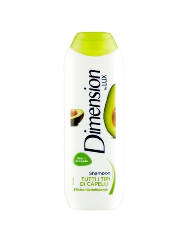 dimension shampoo 250ml - con olio di avocado - tutti i tipi di capelli: tuttocasashop.it: igiene e cura della persona