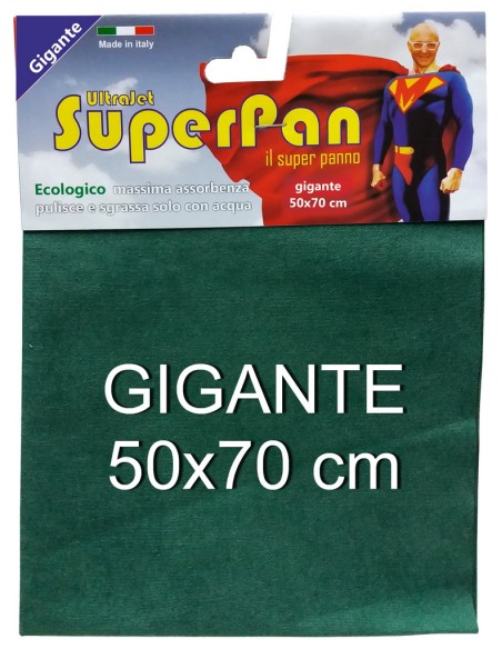 superpan ultrajet panno microfibra gigante 50x70cm - colori assortiti: tuttocasashop.it: pulizia e cura della casa