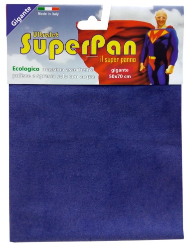 superpan ultrajet panno microfibra gigante 50x70cm - colori assortiti: tuttocasashop.it: pulizia e cura della casa