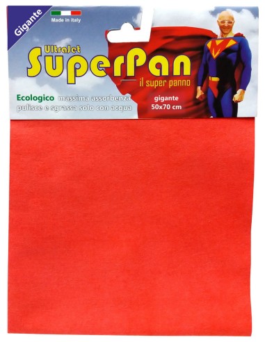 superpan ultrajet panno microfibra gigante 50x70cm - colori assortiti: tuttocasashop.it: pulizia e cura della casa