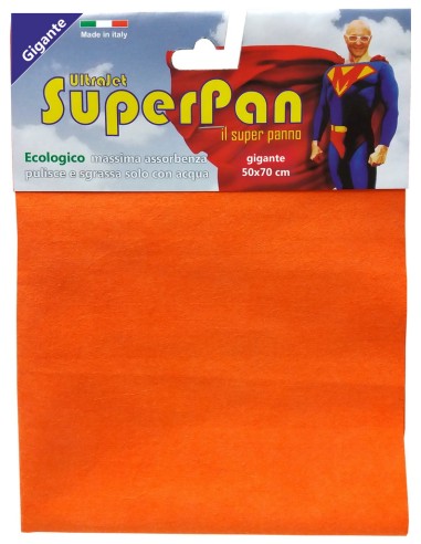 superpan ultrajet panno microfibra gigante 50x70cm - colori assortiti: tuttocasashop.it: pulizia e cura della casa