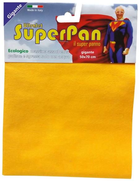 superpan ultrajet panno microfibra gigante 50x70cm - colori assortiti: tuttocasashop.it: pulizia e cura della casa