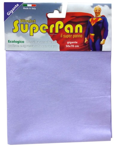superpan ultrajet panno microfibra gigante 50x70cm - colori assortiti: tuttocasashop.it: pulizia e cura della casa