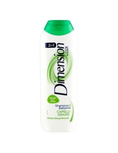 dimension shampoo e balsamo 2in1 250ml - per capelli grassi - riequilibrante: tuttocasashop.it: igiene e cura della persona