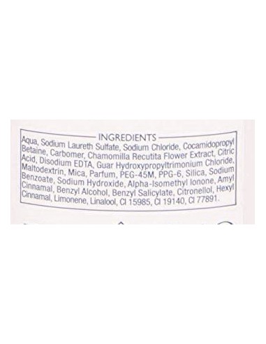 dimension shampoo 250ml - estratti di camomilla - capelli chiari lucentezza: tuttocasashop.it: igiene e cura della persona