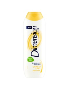 dimension shampoo e balsamo 2in1 250ml - capelli lisci - estratti frutta: tuttocasashop.it: igiene e cura della persona