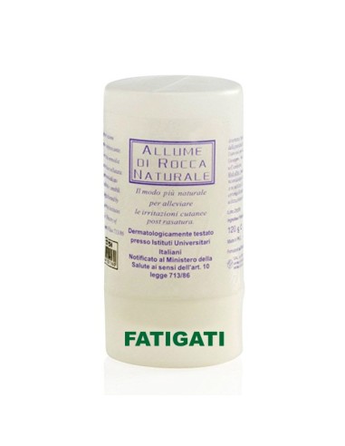 fatigati allume di rocca naturale - deodorante senza alcool e profumo - 120g: tuttocasashop.it: igiene e cura della persona