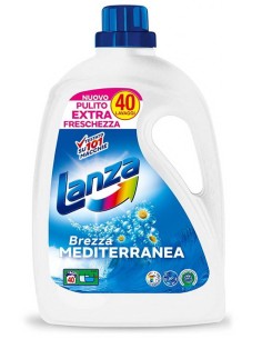 lanza detersivo lavatrice liquido 40 lavaggi 2000ml - brezza mediterranea: tuttocasashop.it: prodotti per bucato e tessuti