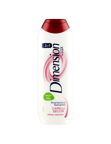 dimension shampoo e balsamo 2in1 250ml - nutriente districante cap. secchi: tuttocasashop.it: igiene e cura della persona