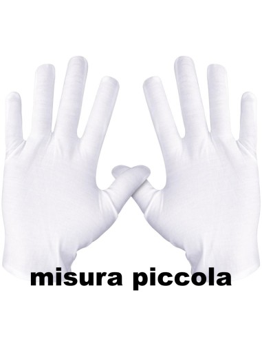 fatigati guanti in cotone bianchi - misura piccola: tuttocasashop.it: pulizia e cura della casa