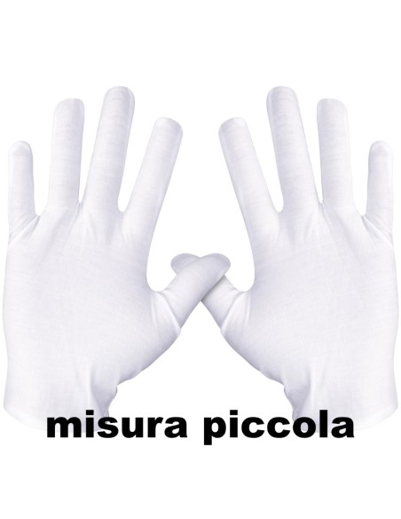fatigati guanti in cotone bianchi - misura piccola: tuttocasashop.it: pulizia e cura della casa
