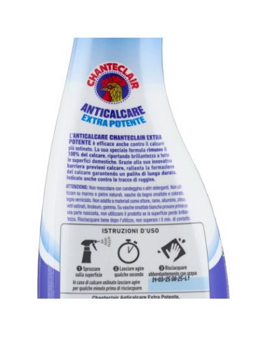 chanteclair anticalcare universale antigoccia - spray 625ml - antiruggine: tuttocasashop.it: pulizia e cura della casa