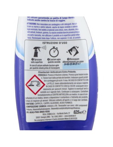 chanteclair anticalcare universale antigoccia - spray 625ml - antiruggine: tuttocasashop.it: pulizia e cura della casa