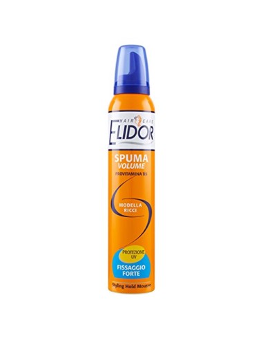 elidor spuma per capelli 200ml - modella ricci - fissaggio forte - filtro uv: tuttocasashop.it: igiene e cura della persona
