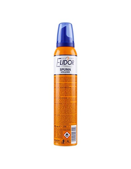 elidor spuma per capelli 200ml - modella ricci - fissaggio forte - filtro uv: tuttocasashop.it: igiene e cura della persona