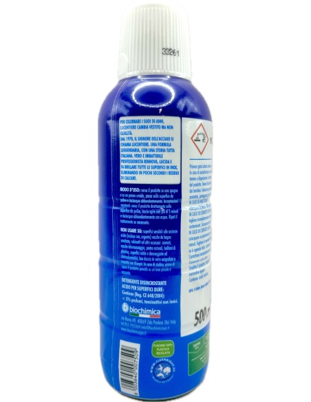 lucentiere inox - detergente multiuso anticalcare - 500ml - acciaio: tuttocasashop.it: pulizia e cura della casa