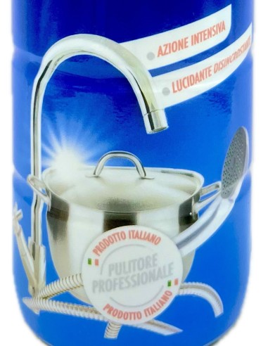 lucentiere inox - detergente multiuso anticalcare - 500ml - acciaio: tuttocasashop.it: pulizia e cura della casa