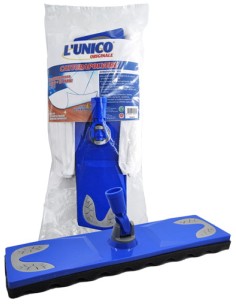 l'unico catturapolvere - kit scopa + 10 panni 60x35cm - attacco universale: tuttocasashop.it: pulizia e cura della casa