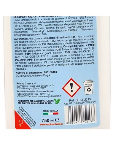 ole' oies ressenza deodorante multiuso igienizzante 750ml - lilla: tuttocasashop.it: pulizia e cura della casa