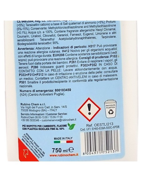 ole' oies ressenza deodorante multiuso igienizzante 750ml - lilla: tuttocasashop.it: pulizia e cura della casa