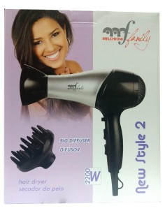 new style 2 phon asciugacapelli professionale 2000w - con diffusore grande: tuttocasashop.it: altro - bazar
