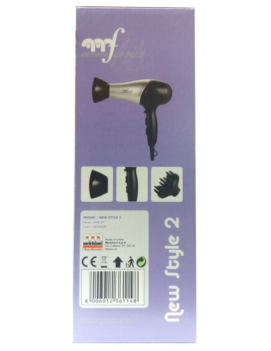 new style 2 phon asciugacapelli professionale 2000w - con diffusore grande: tuttocasashop.it: altro - bazar