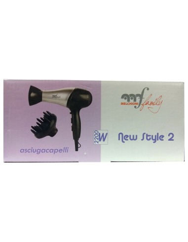 new style 2 phon asciugacapelli professionale 2000w - con diffusore grande: tuttocasashop.it: altro - bazar