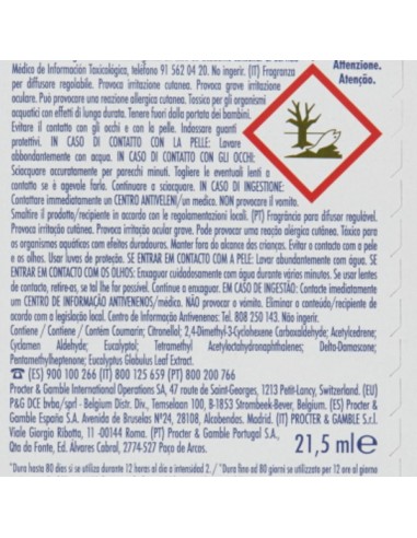 ambipur deodorante elettrico ricarica - 80 giorni - lavanda: tuttocasashop.it: pulizia e cura della casa