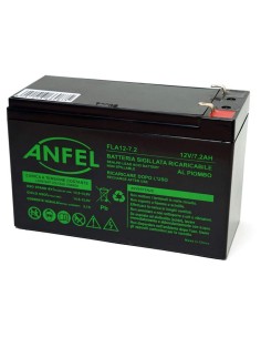 batteria ricaricabile al piombo 12v 7.2ah ermetica 15x65x94mm: tuttocasashop.it: altro - bazar