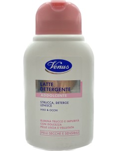 venus latte detergente per viso e occhi - 200ml - pelli secche e sensibili: tuttocasashop.it: igiene e cura della persona