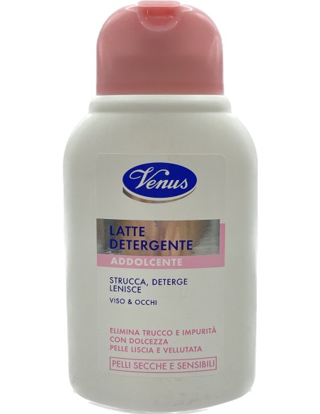 venus latte detergente per viso e occhi - 200ml - pelli secche e sensibili: tuttocasashop.it: igiene e cura della persona