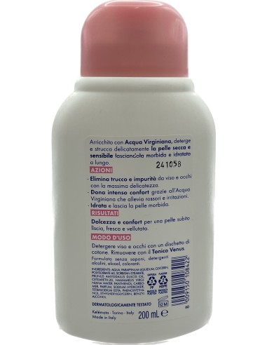 venus latte detergente per viso e occhi - 200ml - pelli secche e sensibili: tuttocasashop.it: igiene e cura della persona