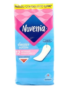 nuvenia classico - assorbenti sottili - 12 pezzi - anatomici: tuttocasashop.it: igiene e cura della persona